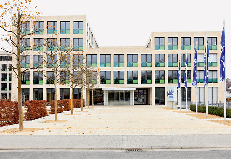 Erweiterungsbau in Bad Homburg, Hauptsitz der Basler Gruppe Deutschland.