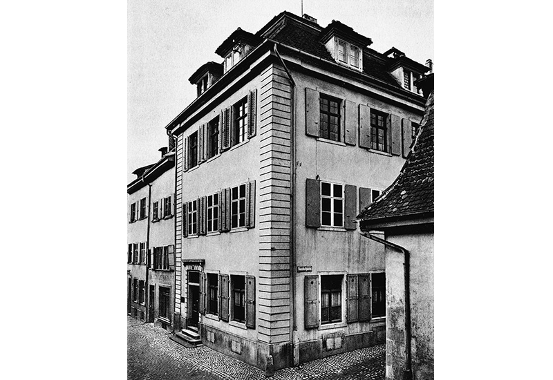 Der erste Sitz der Basler am Nadelberg 20 in Basel.